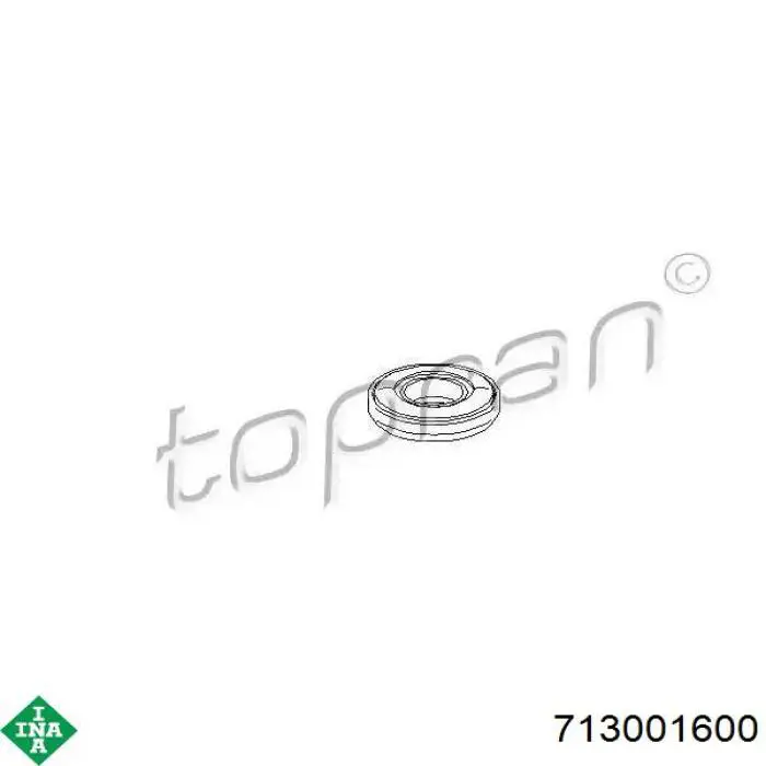 Подшипник опорный амортизатора, переднего INA 713001600 цена, от 3.43 USD