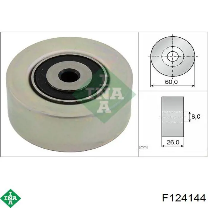Натяжной ролик INA F124144 цена, от 25.16 USD