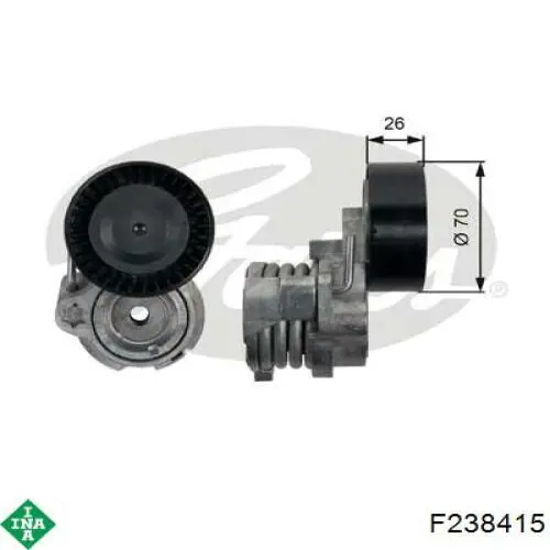 F238415 INA Натяжитель клинового ремня