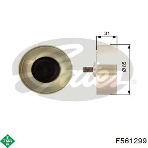 Паразитный ролик F561299 INA