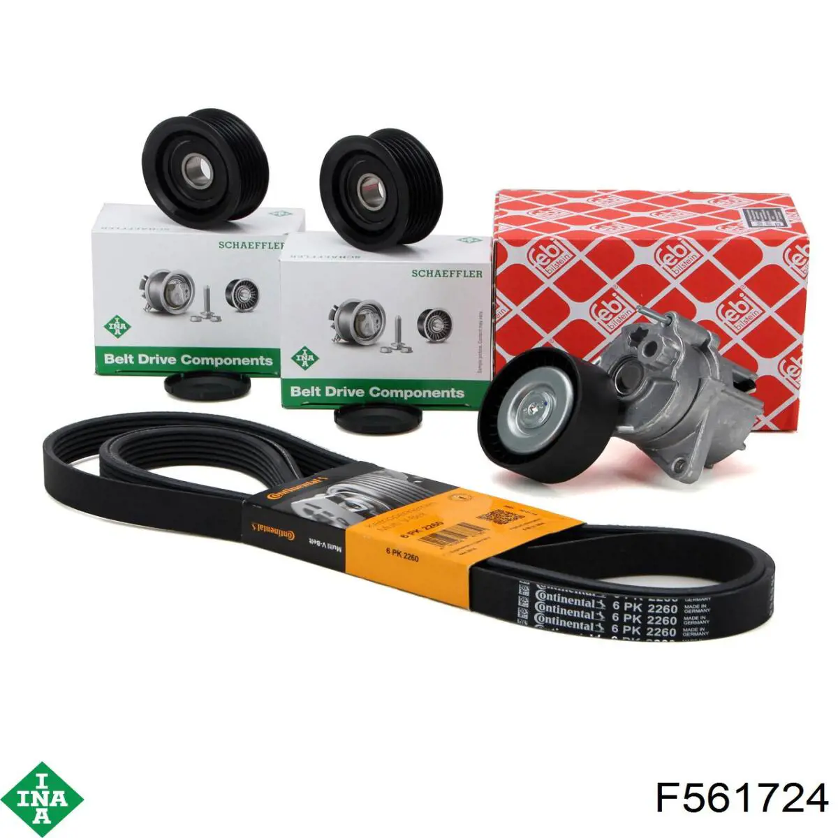 Паразитный ролик F561724 INA