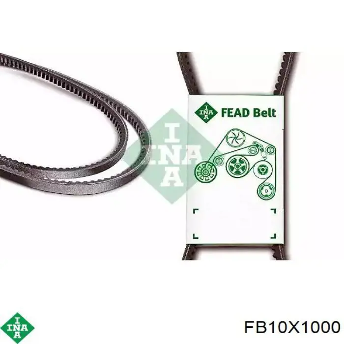 FB10X1000 INA ремень генератора