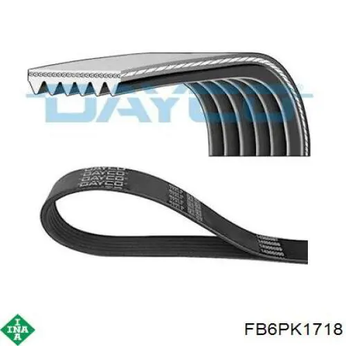 FB6PK1718 INA Поликлиновый ремень