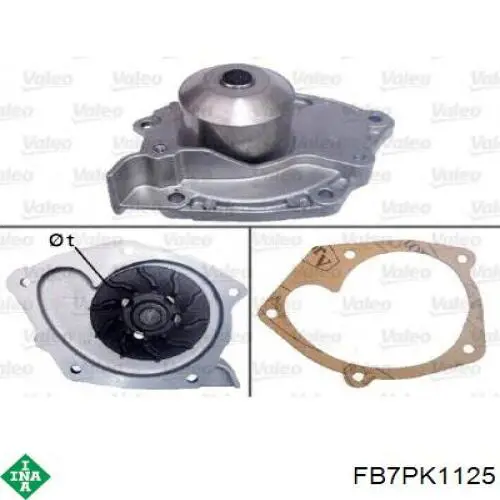 FB7PK1125 INA Поликлиновый ремень