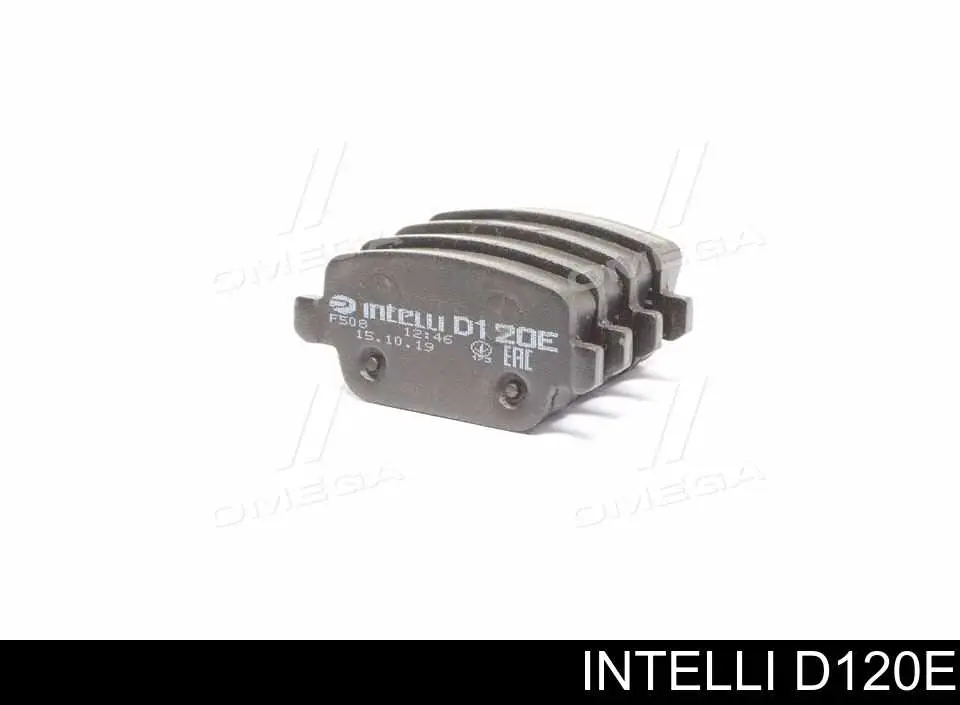 D120E Intelli колодки тормозные задние дисковые