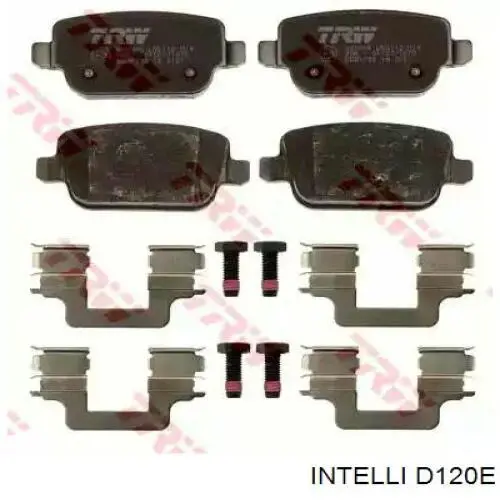D120E Intelli Колодки тормозные дисковые комплект