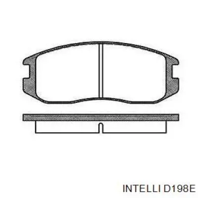 Задние тормозные колодки D198E Intelli