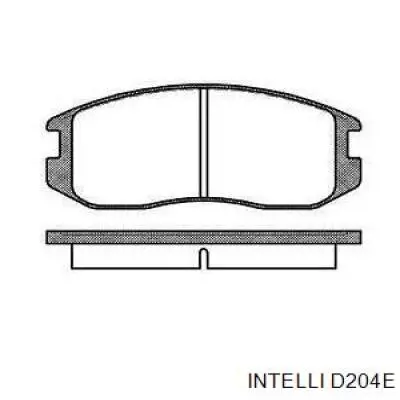 D204E Intelli Колодки передние