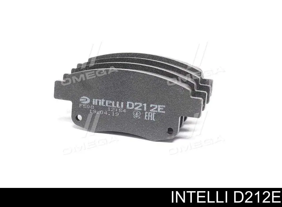D212E Intelli Колодки тормозные дисковые комплект