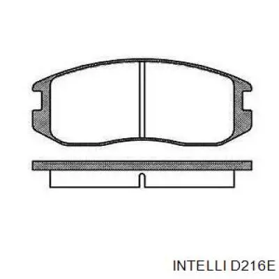 Колодки тормозные передние дисковые Intelli D216E