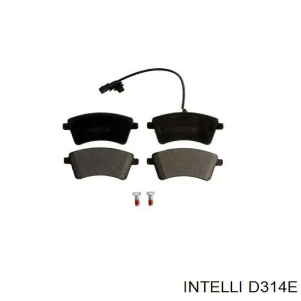 Передние тормозные колодки D314E Intelli