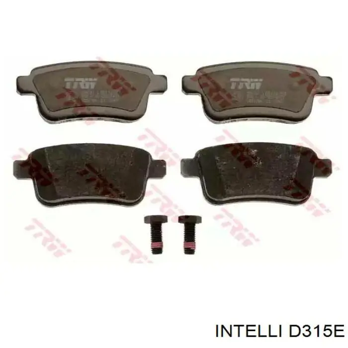 Купить D315E Intelli Колодки тормозные задние, дисковые