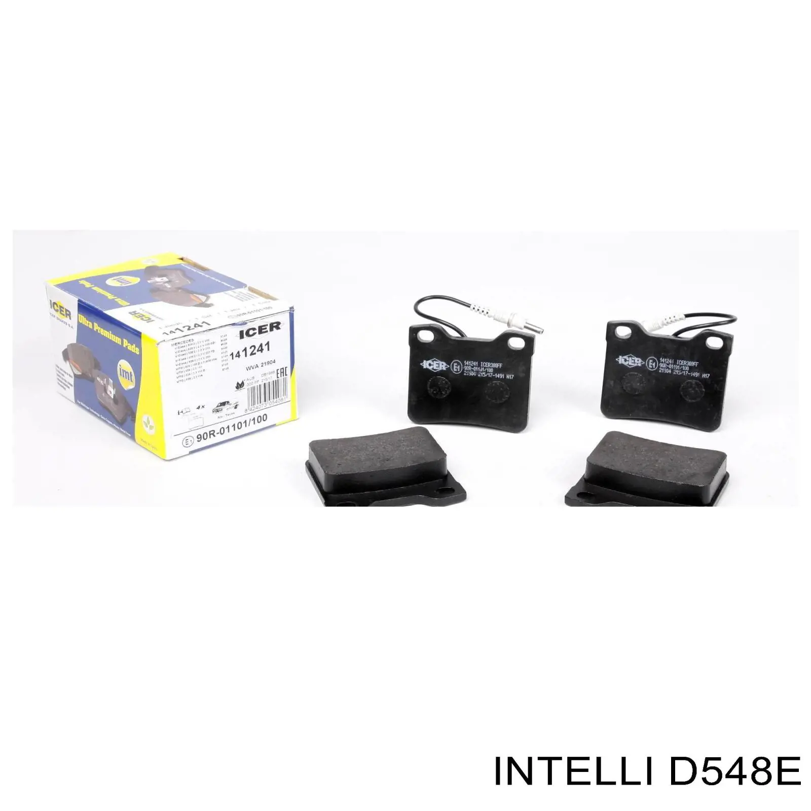 Колодки дисковые  Intelli D548E цена, от 12.70 USD