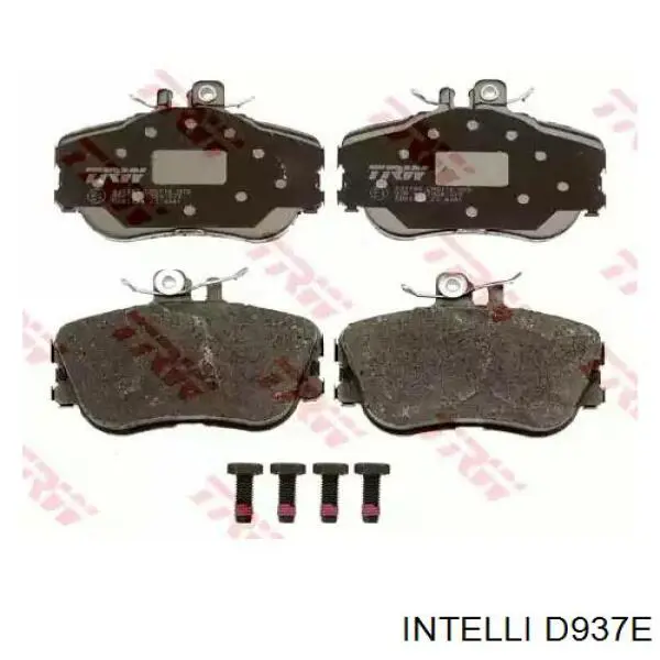 Передние тормозные колодки D937E Intelli