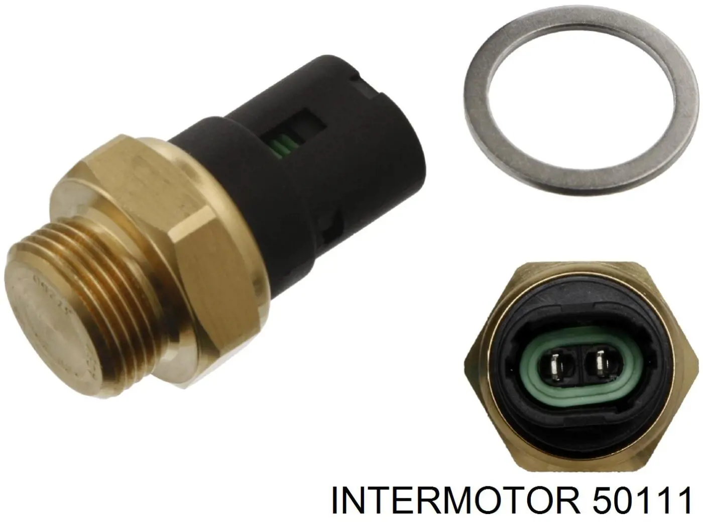 50111 Intermotor датчик температуры охлаждающей жидкости (включения вентилятора радиатора)