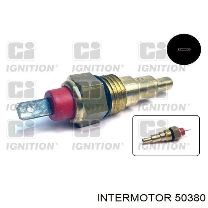 50380 Intermotor датчик температуры охлаждающей жидкости (включения вентилятора радиатора)