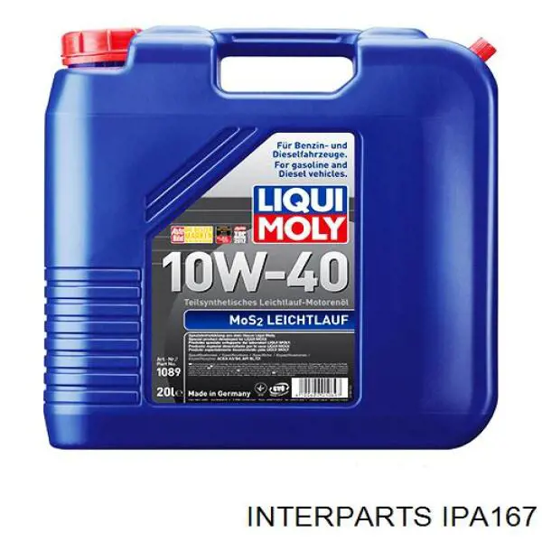 Воздушный фильтр IPA167 Interparts