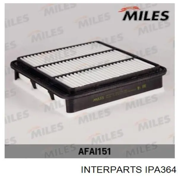 IPA364 Interparts Воздушный фильтр двигателя