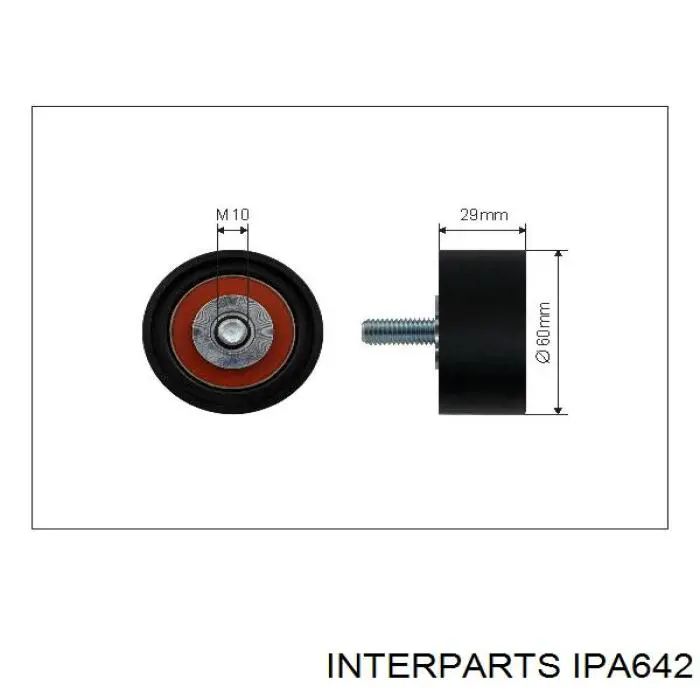 Воздушный фильтр IPA642 Interparts