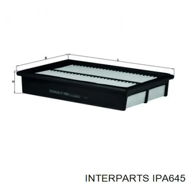 IPA645 Interparts Воздушный фильтр двигателя