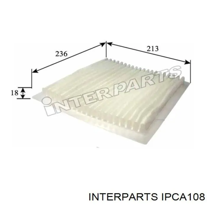 IPCA108 Interparts фильтр салона