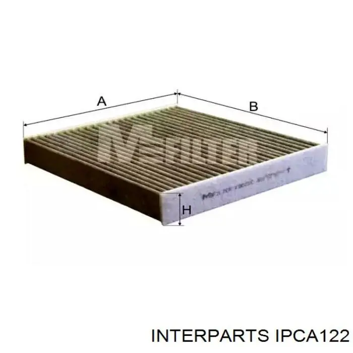 Фильтр салона IPCA122 Interparts