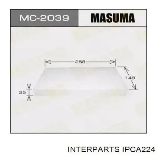 Фильтр салона IPCA224 Interparts