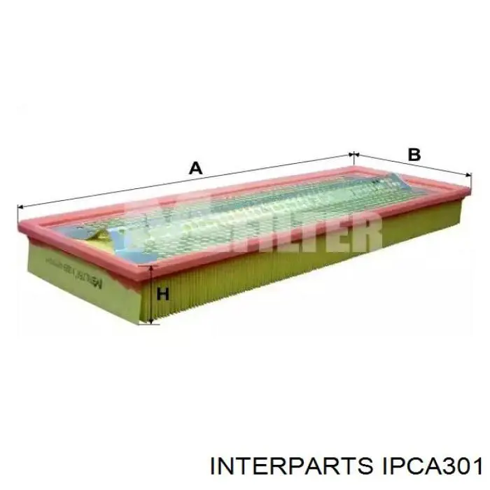 Фильтр салона IPCA301 Interparts