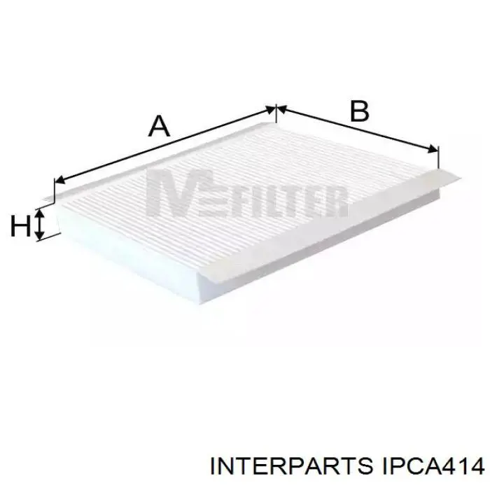 Купить IPCA414 Interparts Фильтр салона угольный