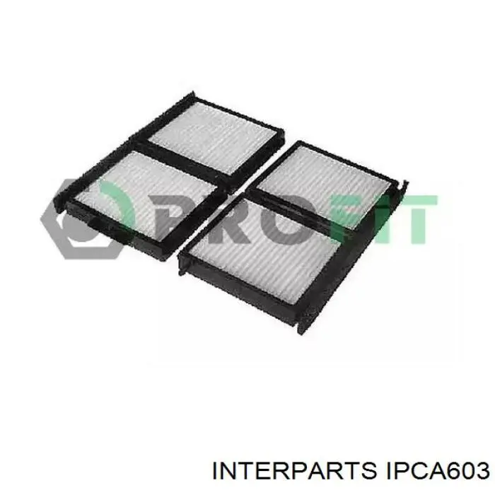 Фильтр воздушный отопителя Interparts IPCA603 цена, от 7.88 USD