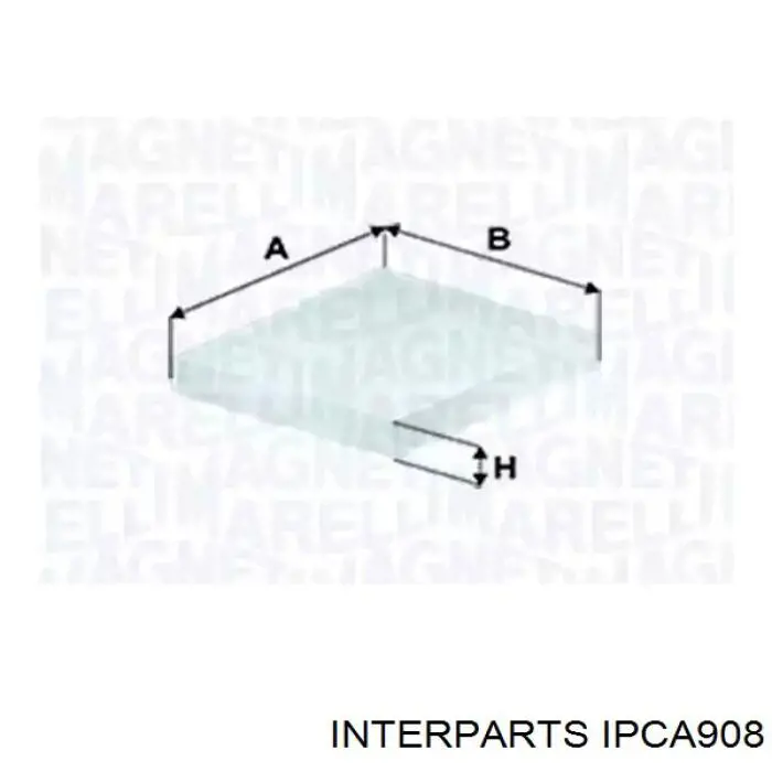 Купить IPCA908 Interparts Фильтр салона угольный