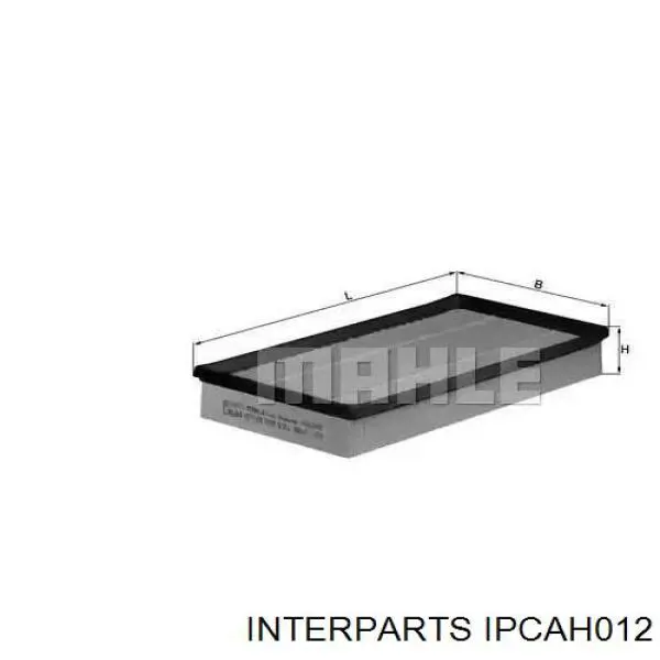 Купить IPCAH012 Interparts Фильтр салона угольный