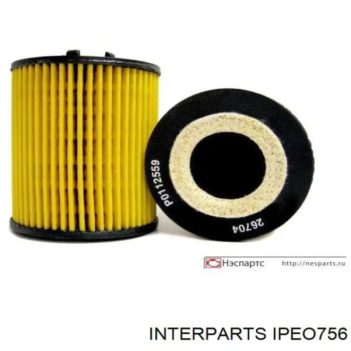 IPEO756 Interparts Масляный фильтр двигателя