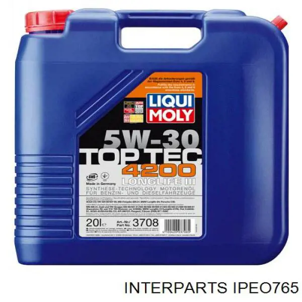 Купить IPEO765 Interparts Фильтр центробежный очистки масла