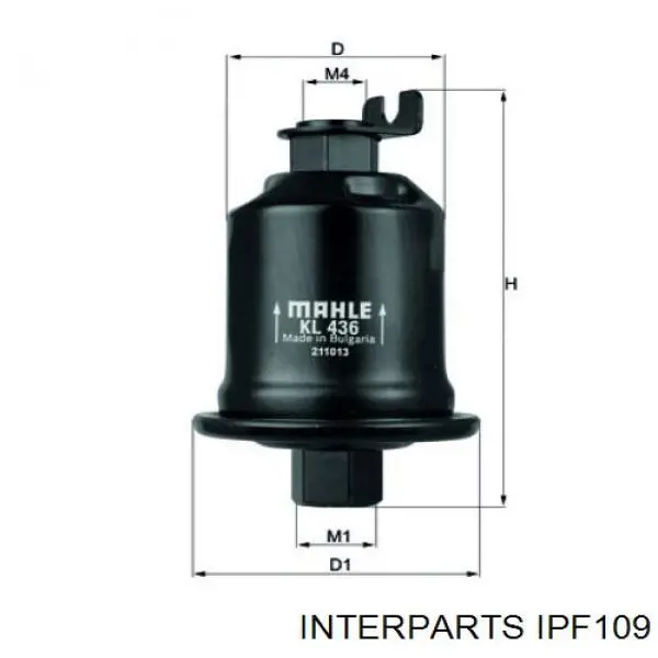 Топливный фильтр IPF109 Interparts