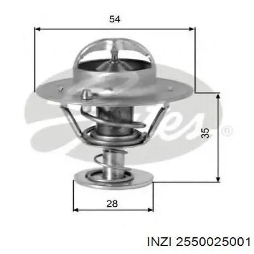 Термостат в корпусе Inzi 2550025001 цена, от 9.45 USD