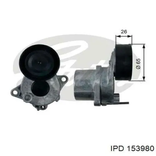MPQ1270 Magneti Marelli Ролик натяжителя ремня агрегатов