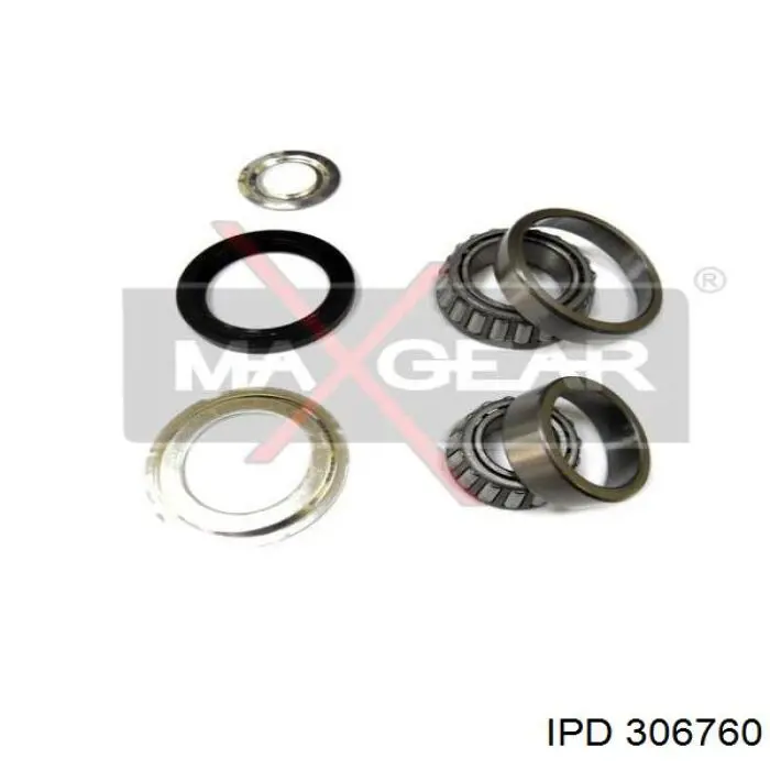 Комплект подшипника ступицы колеса IPD 306760 цена, от 13.34 USD