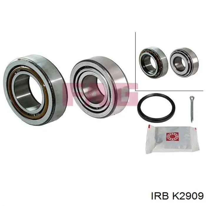 K2909 IRB Подшипник ступицы задней