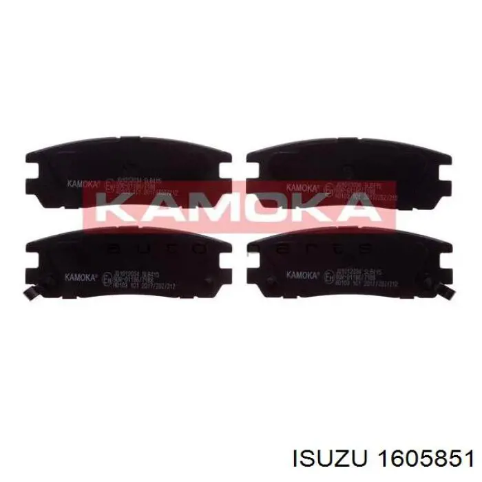 Задние тормозные колодки 1605851 Isuzu