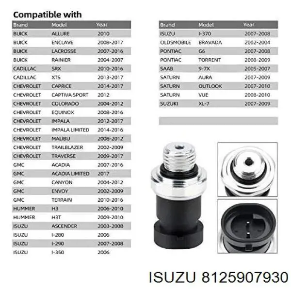  General Motors 12590793 цена, от 76.18 USD