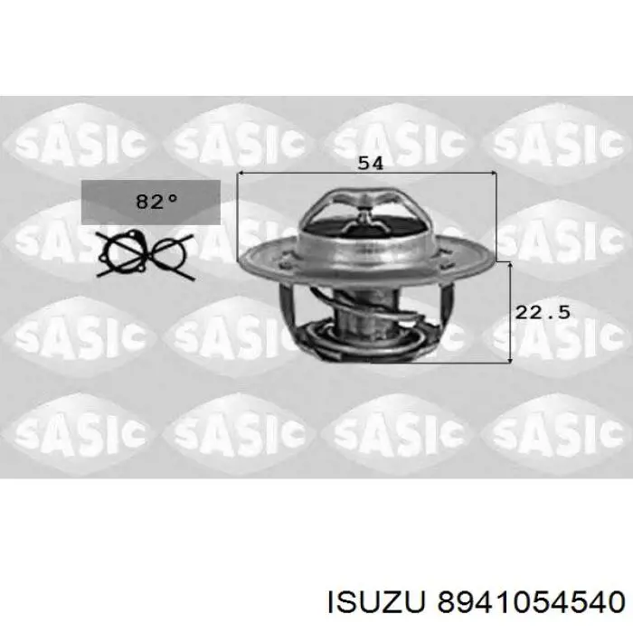 Поршни стандартные (комплект) 8941054540 Isuzu