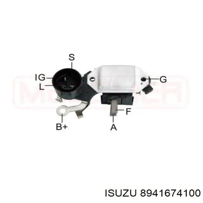 Реле зарядки генератора Isuzu 8941674100 цена, от 13.68 USD
