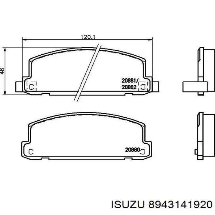  8943141920 Isuzu