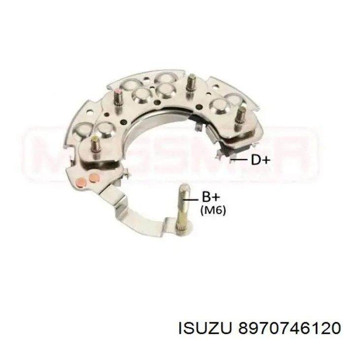 8970746120 Isuzu Генератор автомобильный
