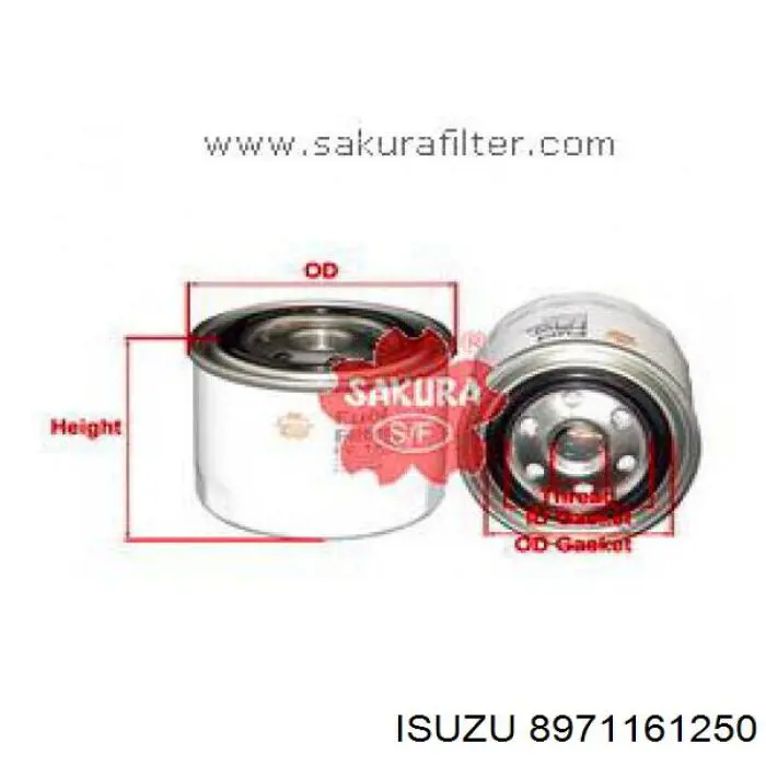 Купить 8971161250 Isuzu Фильтр-отстойник топлива грубой очистки
