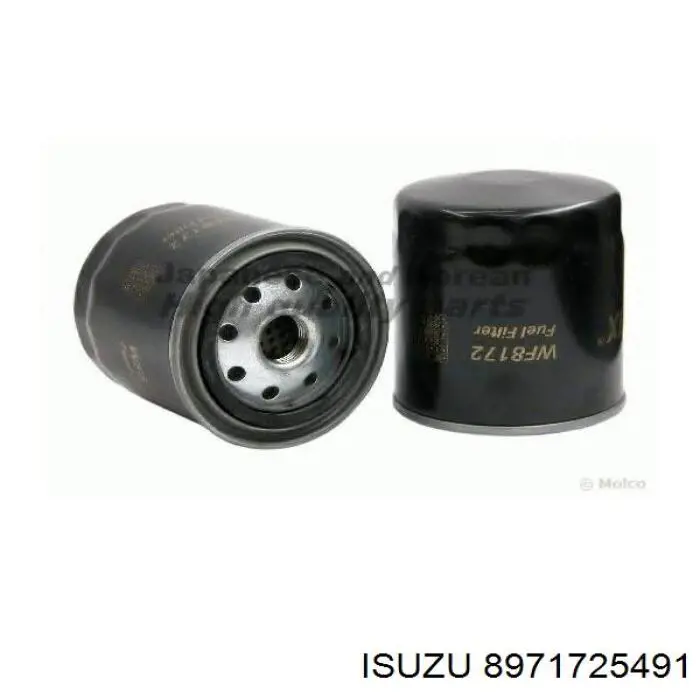 Filtro combustible 8971725491 Isuzu