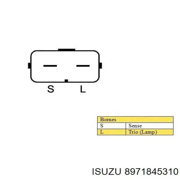 Автомобильный генератор Isuzu 8972192530 цена, от 114.02 USD