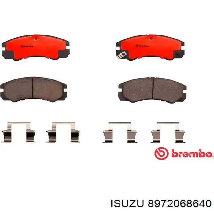 Купить 8972068640 Isuzu Колодки тормозные