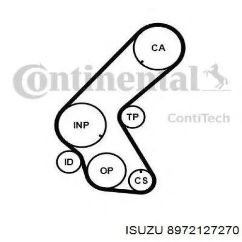 Ремень ГРМ 8972127270 Isuzu